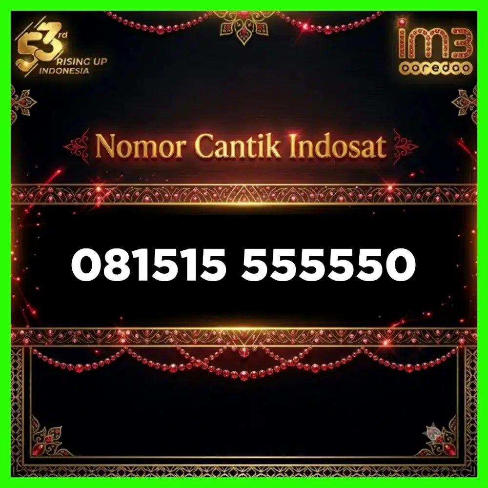 Perdana nomor cantik Indosat Im3 super