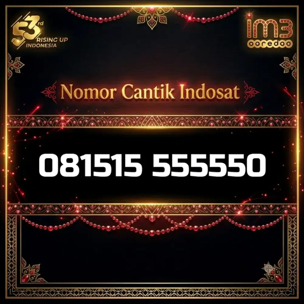 Kartu perdana nomor cantik Indosat Im3 super