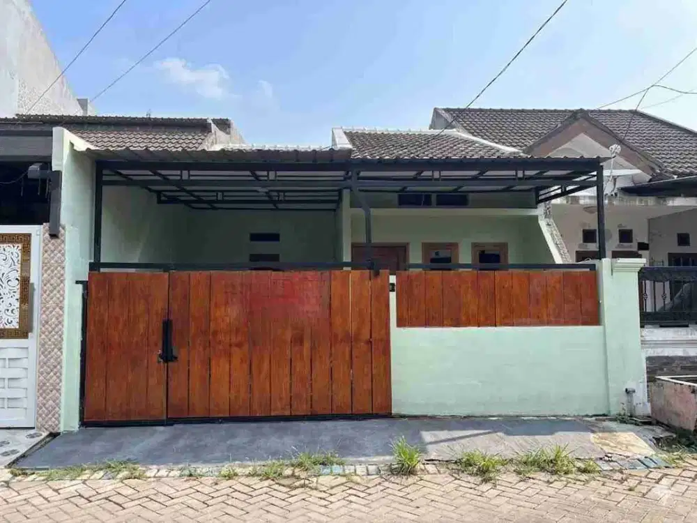 jual rumah murah dibawah pasar siap huni di perum indah Sidoarjo
