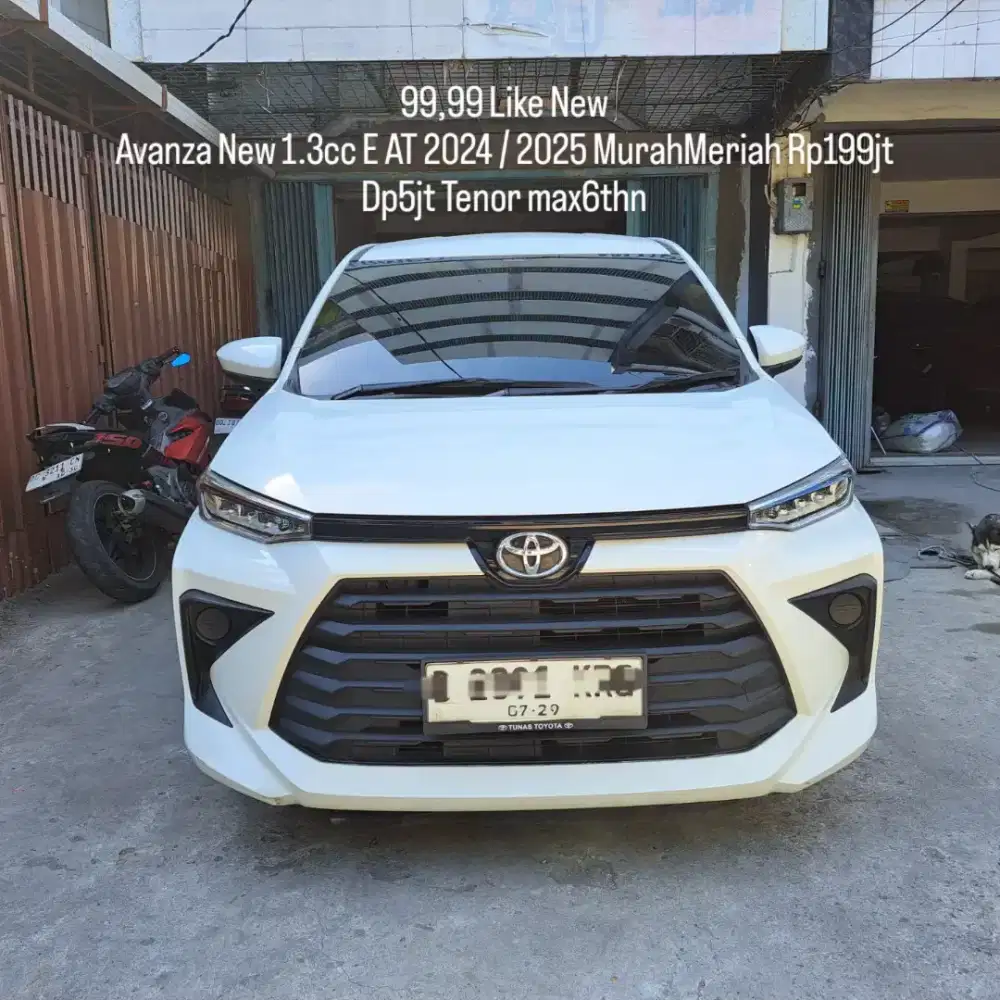 Avanza New 1.3cc AT 2024 / 2025 99,99%Baru Dp5jt tenor max 6thn
