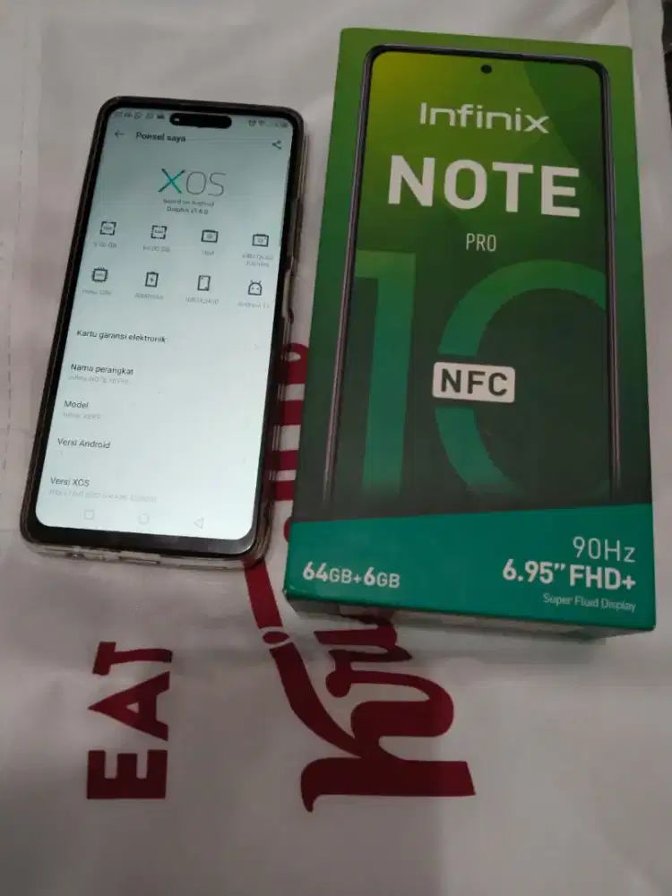 Infinix note 10 pro ram 6/64