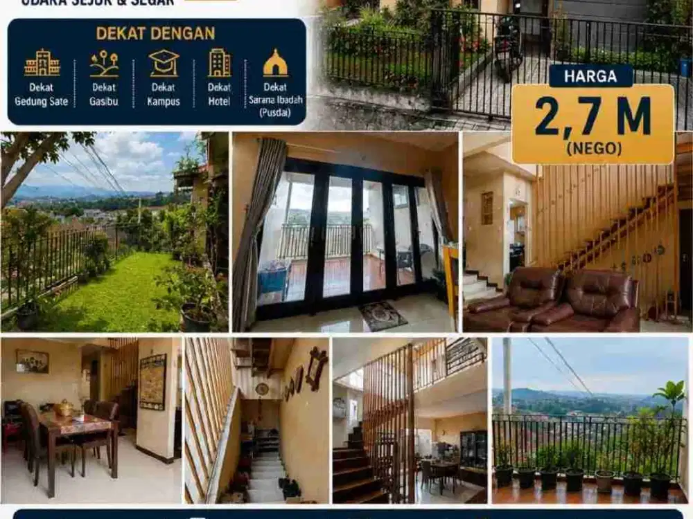 Jual Rumah Artistik di bandung utara