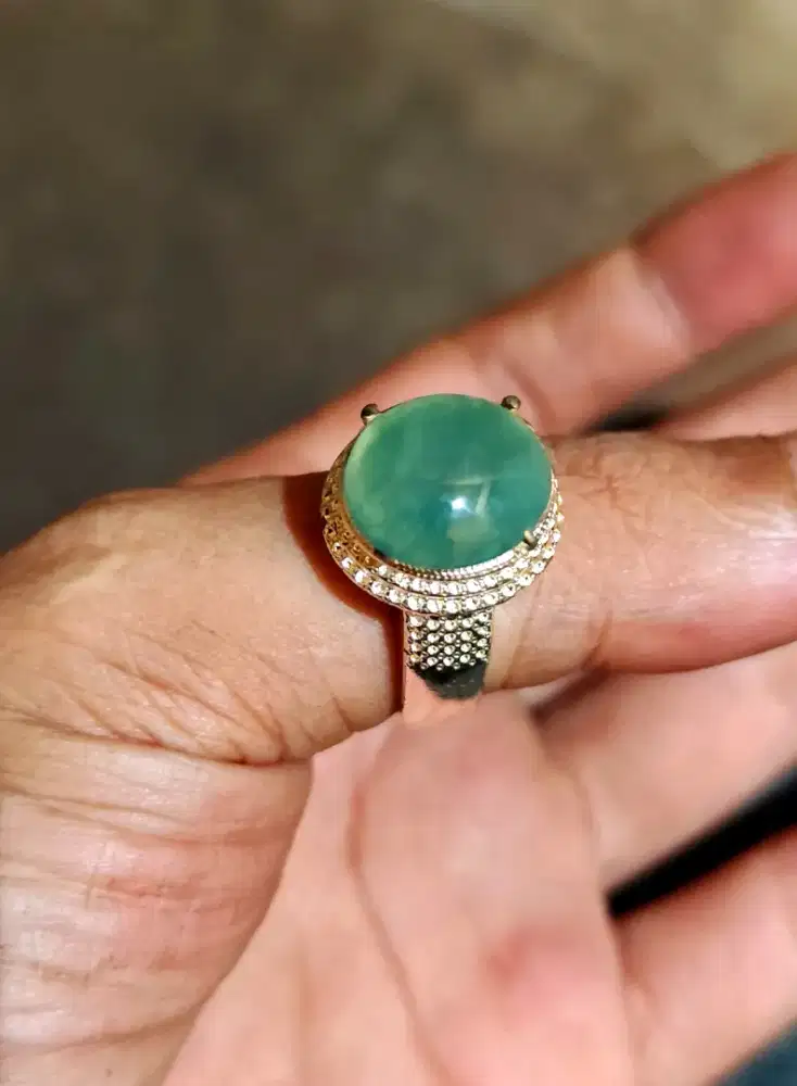 Batu cincin giok antik natural type A