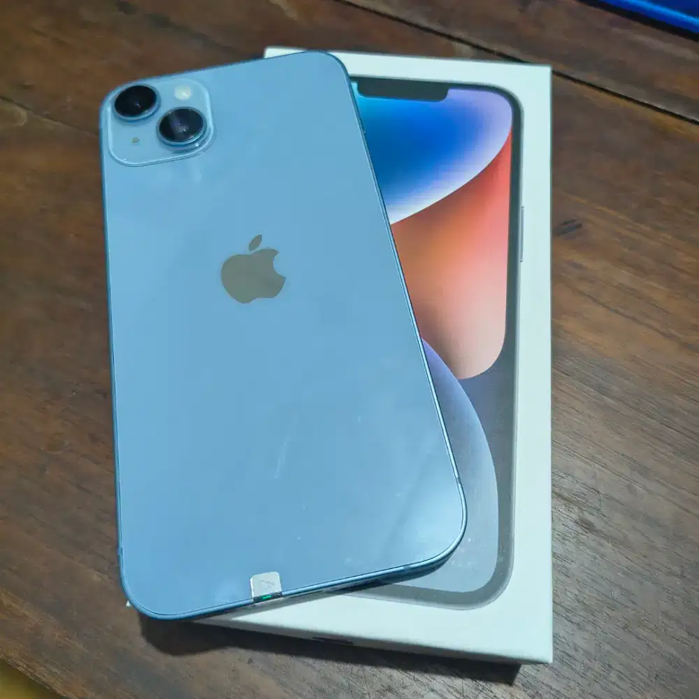 Iphone 14 Plus Blue 128GB MULUS KAYA BARU