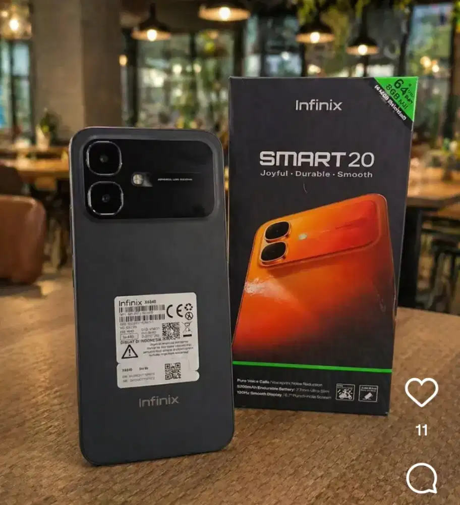 INFINIX SMART 20 8/128GB 'ATLANTIS DAHSYAT'
