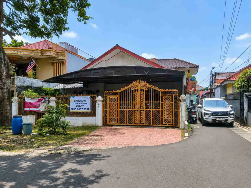 Dijual Cepat, Siap Huni, Turun Harga, Kaveling DKI Jagakarsa, LT.288  LB.300, Jakarta Selatan