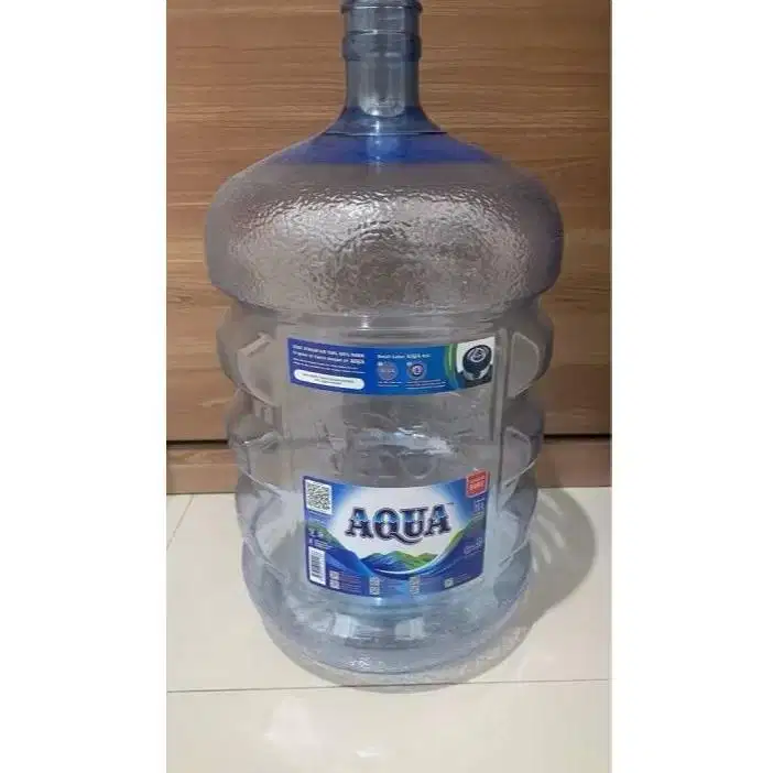 Galon aqua kosong 4 buah