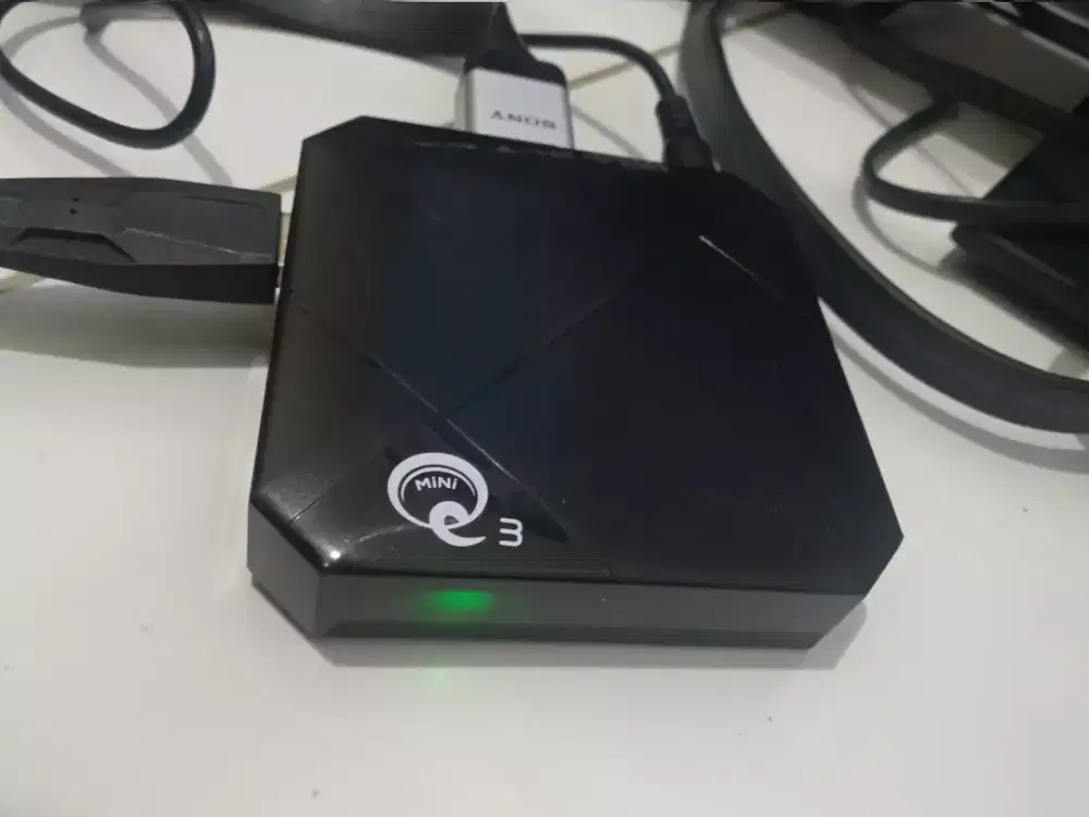 Android box miniQ3 second kondisi normal detail ada di deskripsi