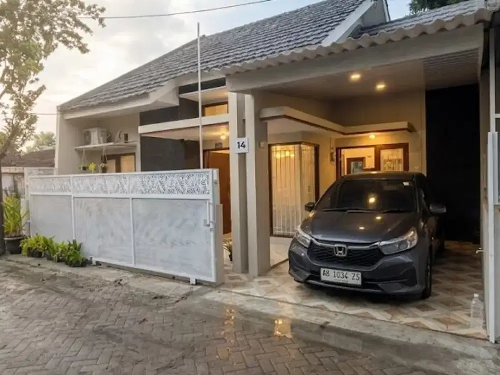 RUMAH CANTIK MINIMALIS DENGAN HARGA EKONOMIS DI WEDOMARTANI