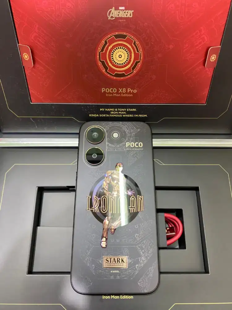 POCO X8 Pro Iron Man Edition 12/512 Fullset Original Mulus