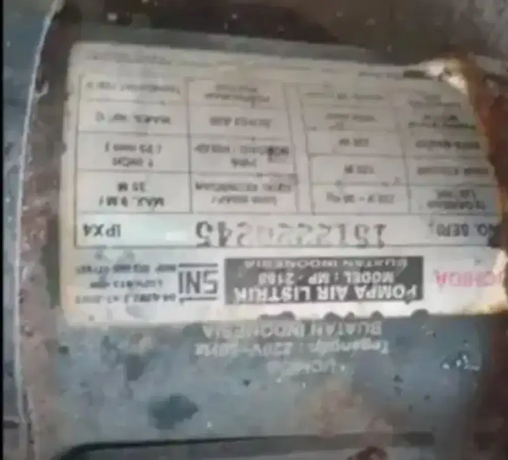 SANYO pompa air Dinamo sedot air mantap bekas lumayan baik ok murmer