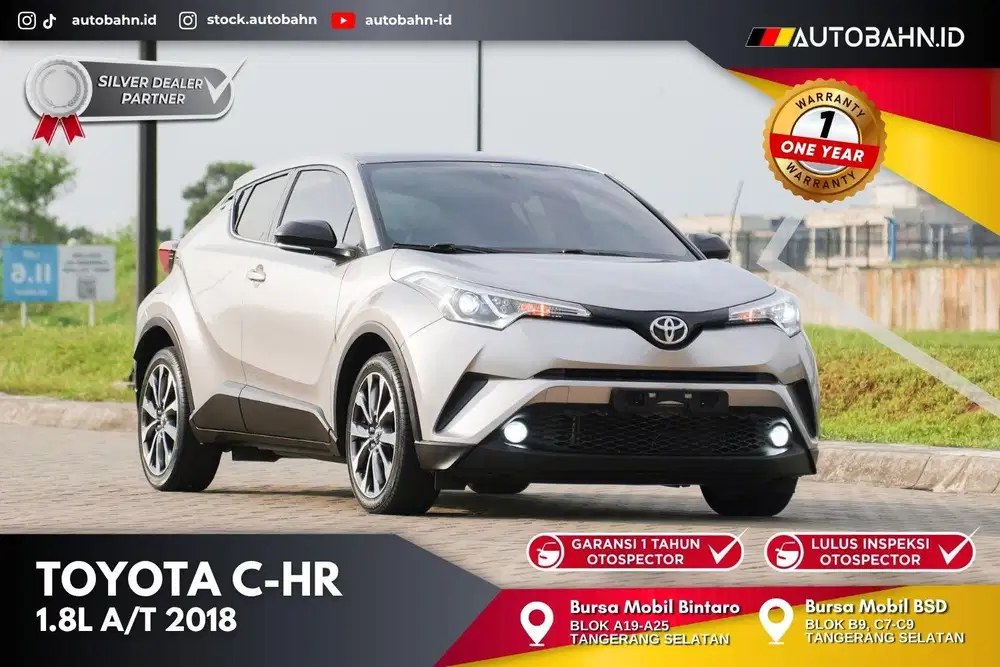 Best Value! Toyota CH-R 1.8L AT 2018 Future Modern! Chr cx3 hrv