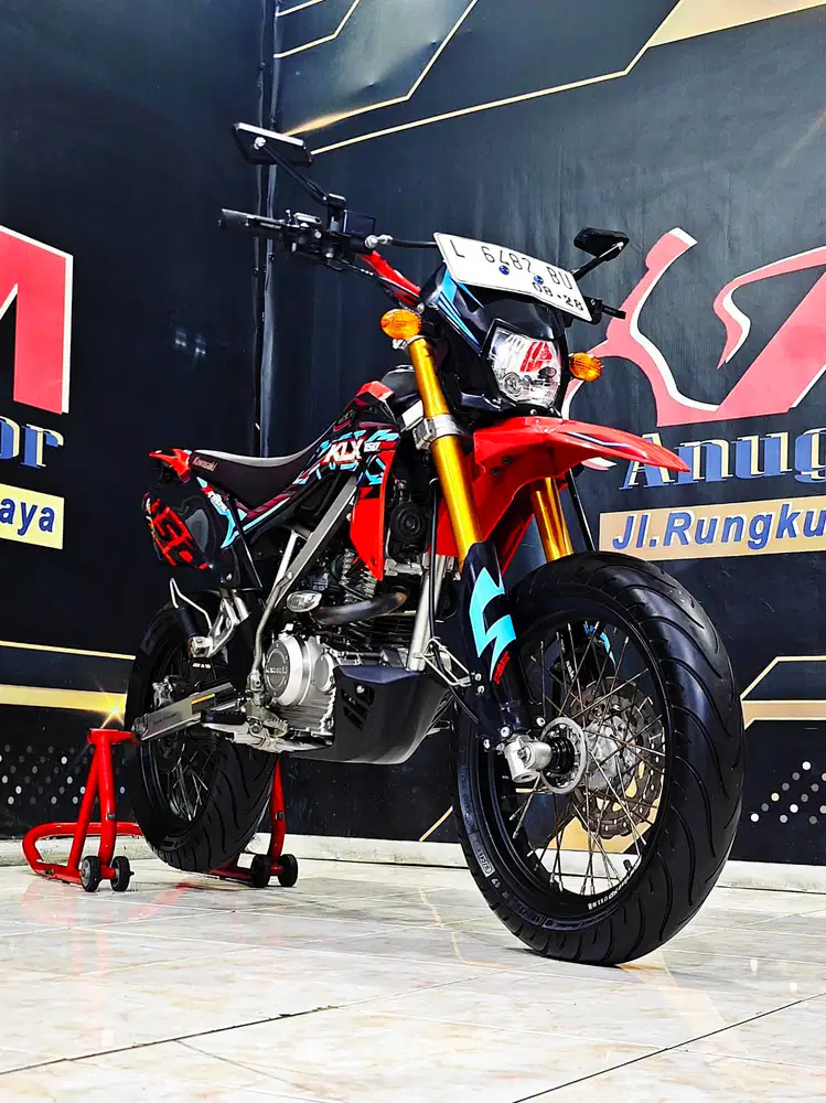 Klx Bf extrem 150cc bonus velg tapak lebar joss.Anugerah motor rungkut