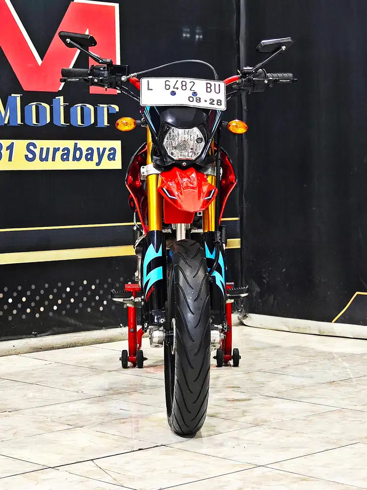 Klx Bf extrem 150cc bonus velg tapak lebar joss.Anugerah motor rungkut