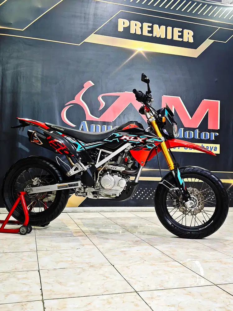 Klx Bf extrem 150cc bonus velg tapak lebar joss.Anugerah motor rungkut
