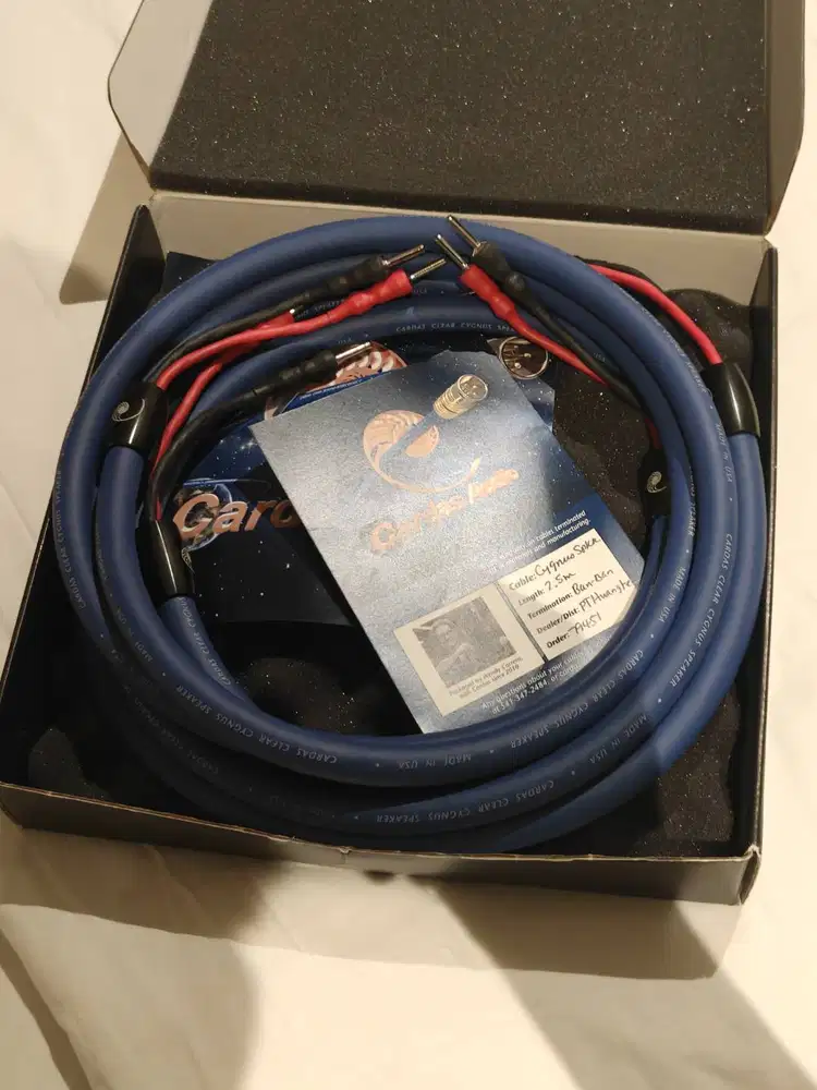 Cardas Clear Cygnus Speaker Cable banana plug