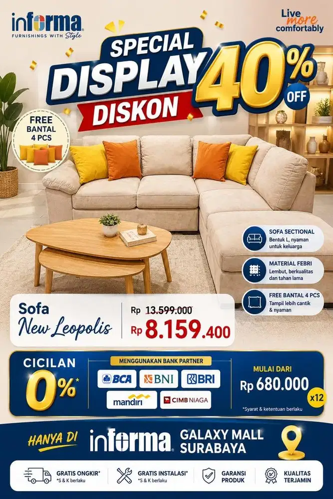 sofa new leopolis sectional L
