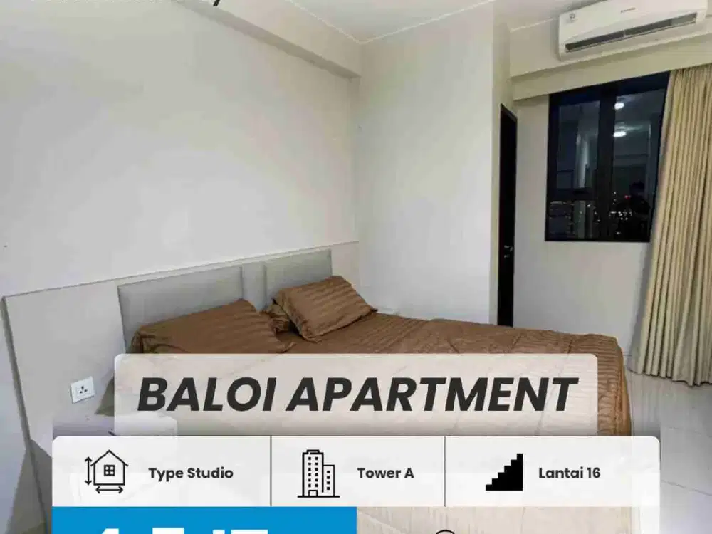 DISEWAKAN APARTEMEN MEWAH FULL FURNISHED BALOI, BATAM