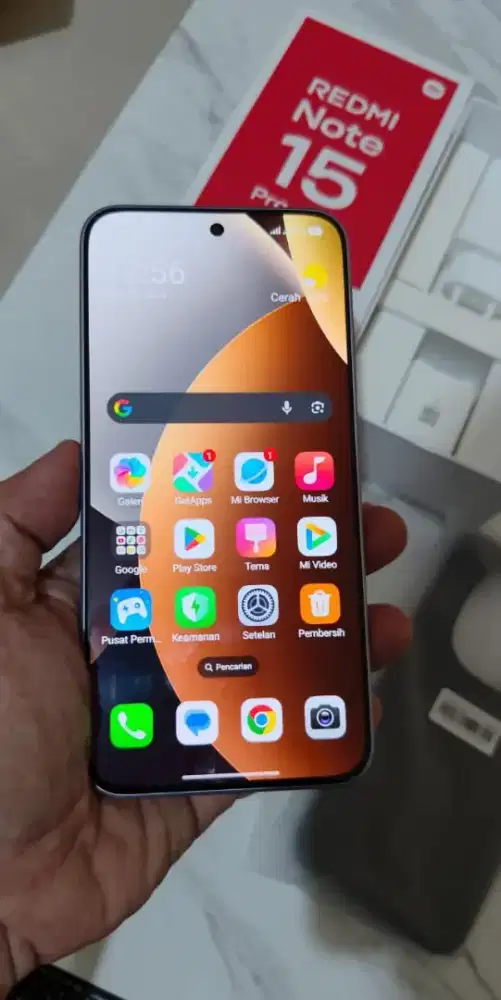 Redmi note 15 pro 5G 8/256, garansi resmi on September 2027.