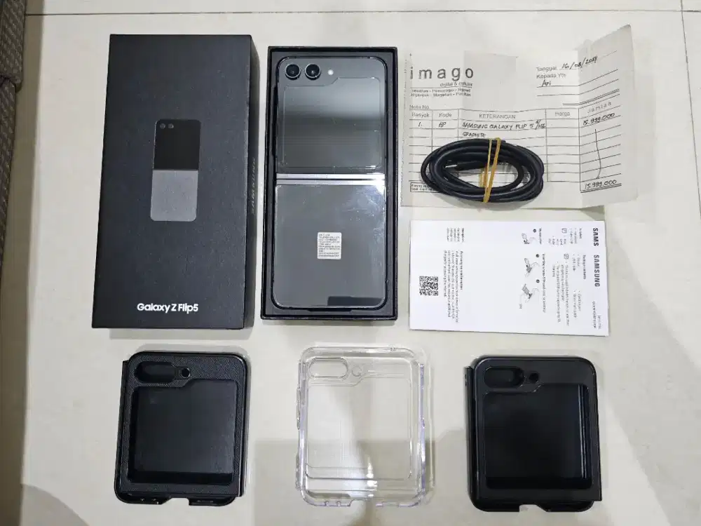 Samsung Z Flip 5 8/256 SEIN Resmi Fullset Like New Flip4 nt Zflip 3 5G