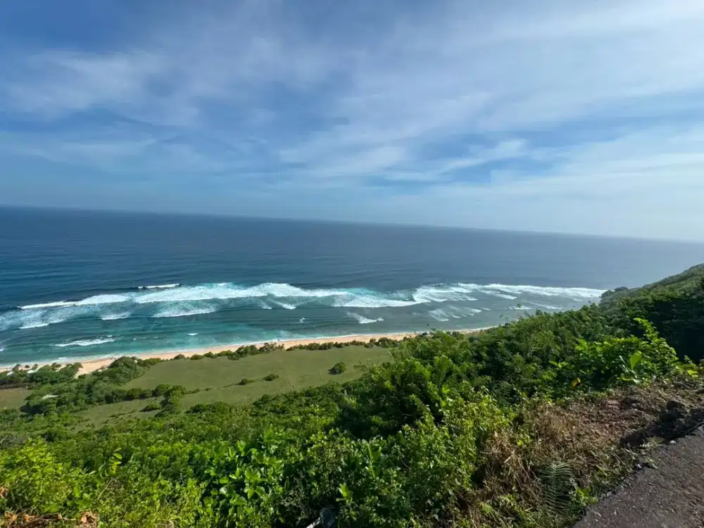 Dijual Tanah Tebing dan Los Pantai Nyang-nyang