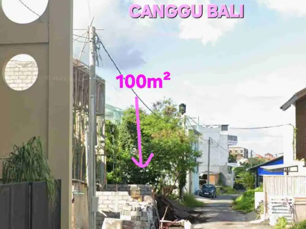 Jual tanah 1are & 1,77are PERERENAN CANGGU, jln sempol Badung Bali