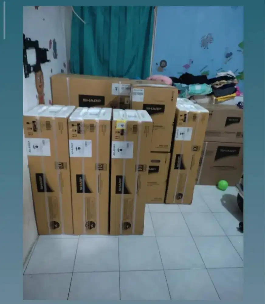 AC Sharp 1/2PK Baru Plus Pasang Terima Dingin