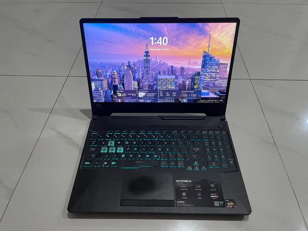 Asus TUF Gaming A15 FX506IH Ryzen 5 4600H Nvidia GTX 1650 RAM 16GB SSD