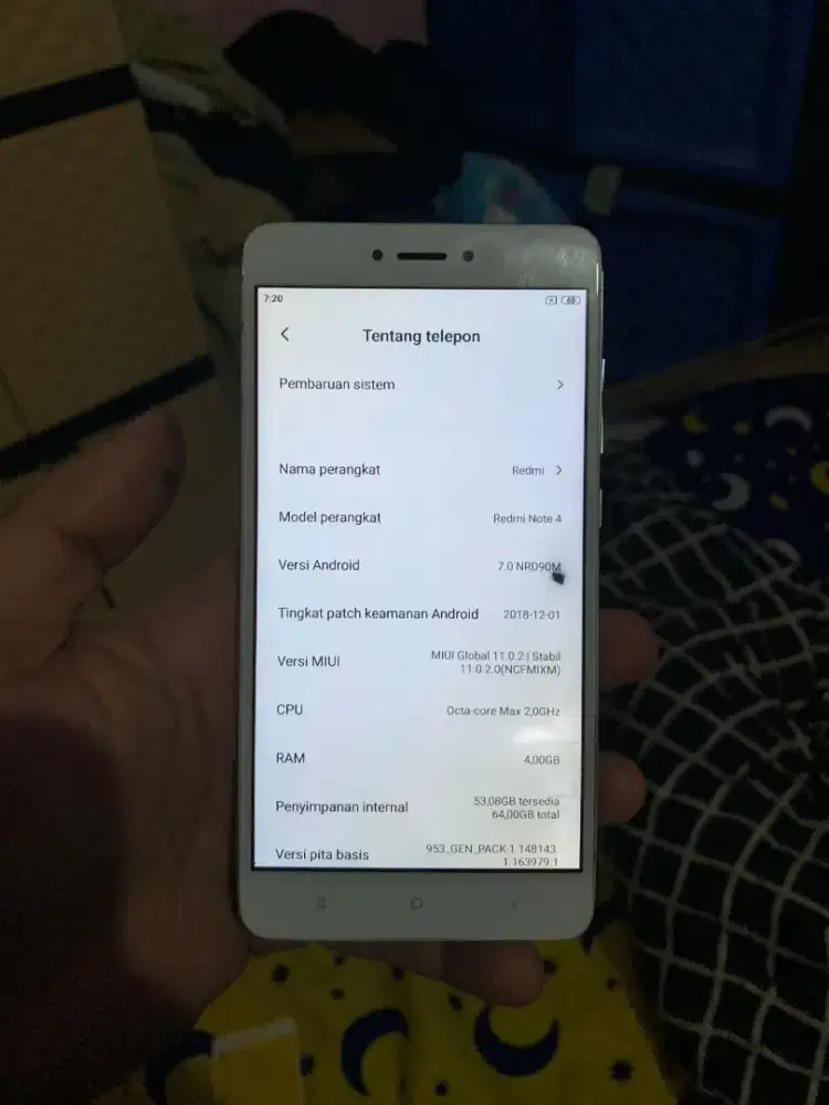 Redmi note 4x 4/64 gb snapdragon
