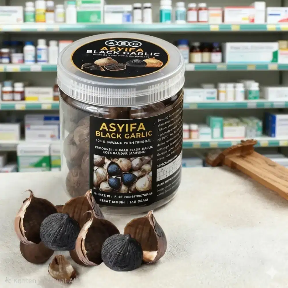 ASYIFA BLACK GARLIC BAWANG HITAM TUNGGAL