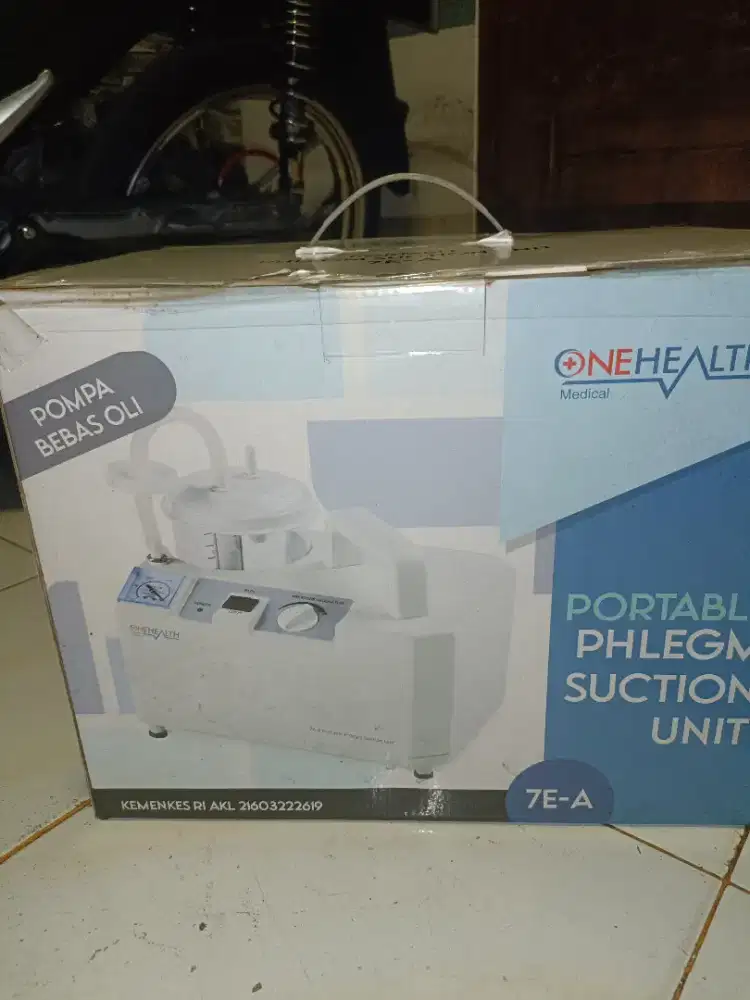 Portable pleghm suction ( alat penyedot dahak, lendir dan cairan)