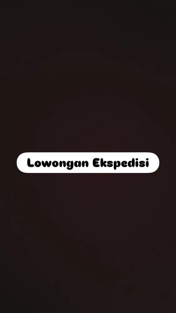 Lowongan Ekspedisi