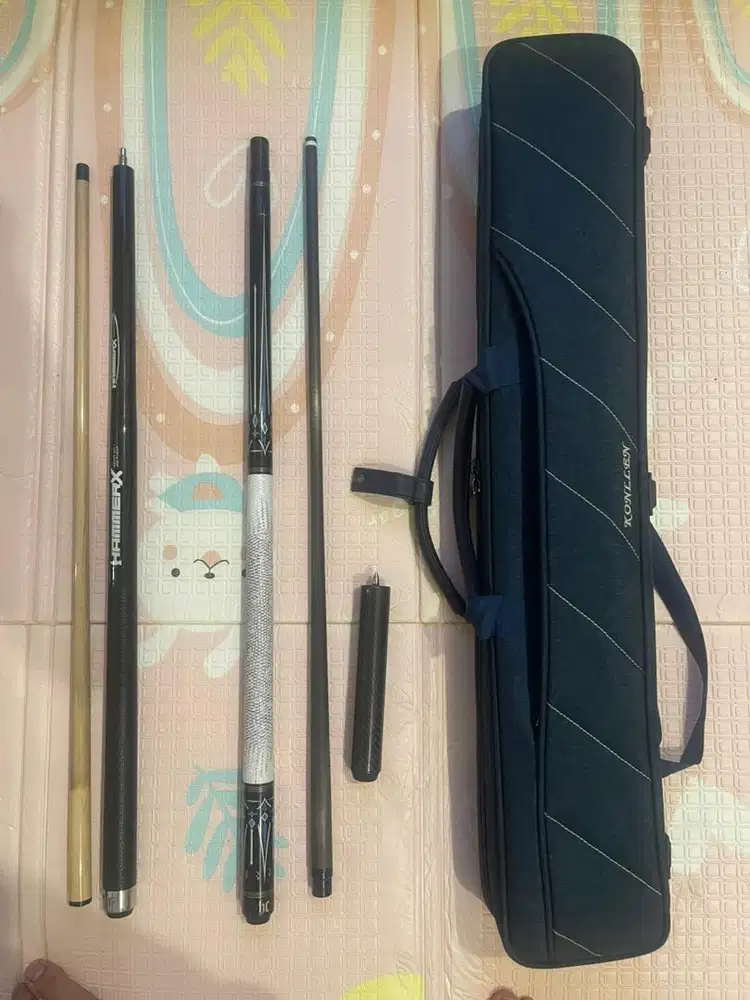 Dijual 1 set stick billiard HC cue