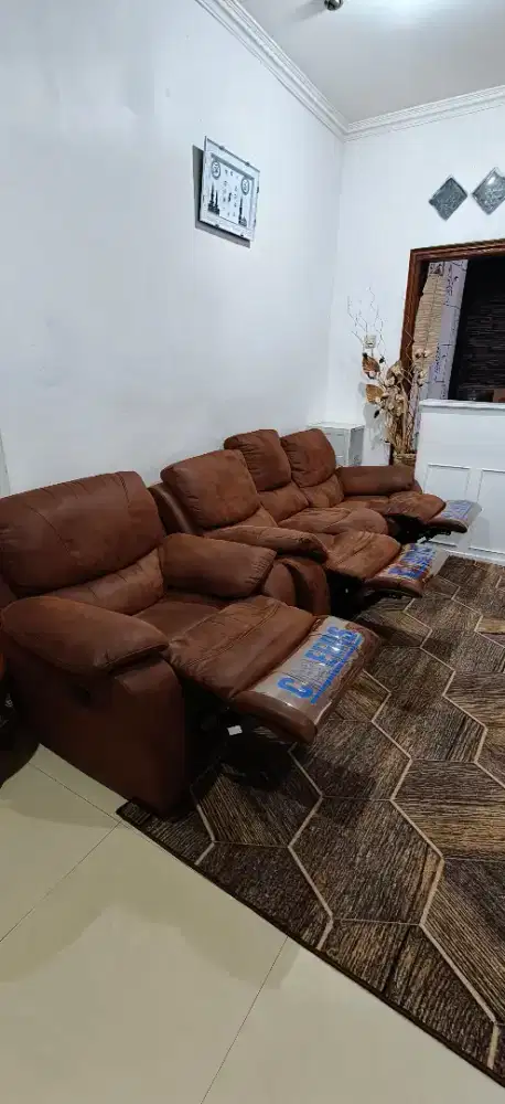 Sofa reclining 1 seater + 3 seater
