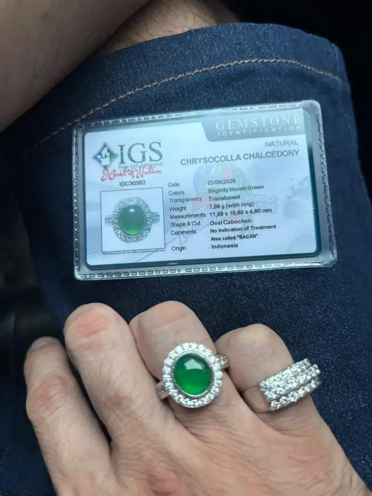 Bacan doko hijau kristal