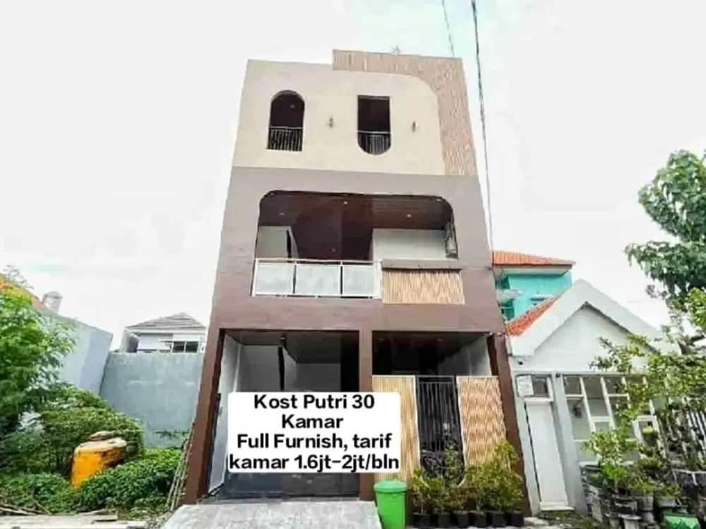 Bagus Kost Putri 30+1 Kamar Dijual Full Furnish Wiyung Langsung Dapat Hasil