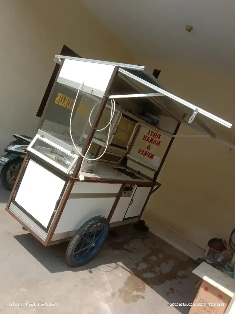 Gerobak Roti bakar second