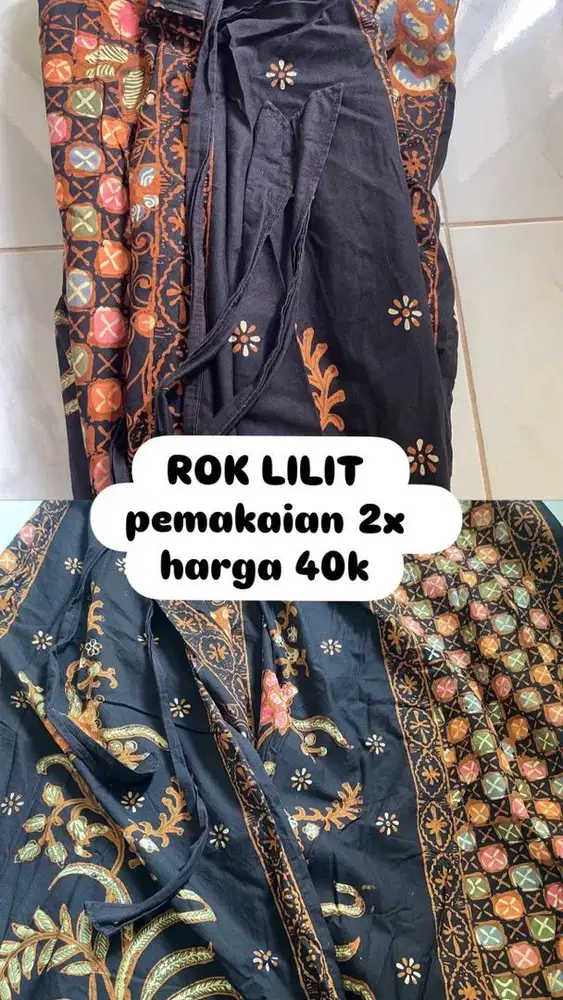 Rok batik lilit