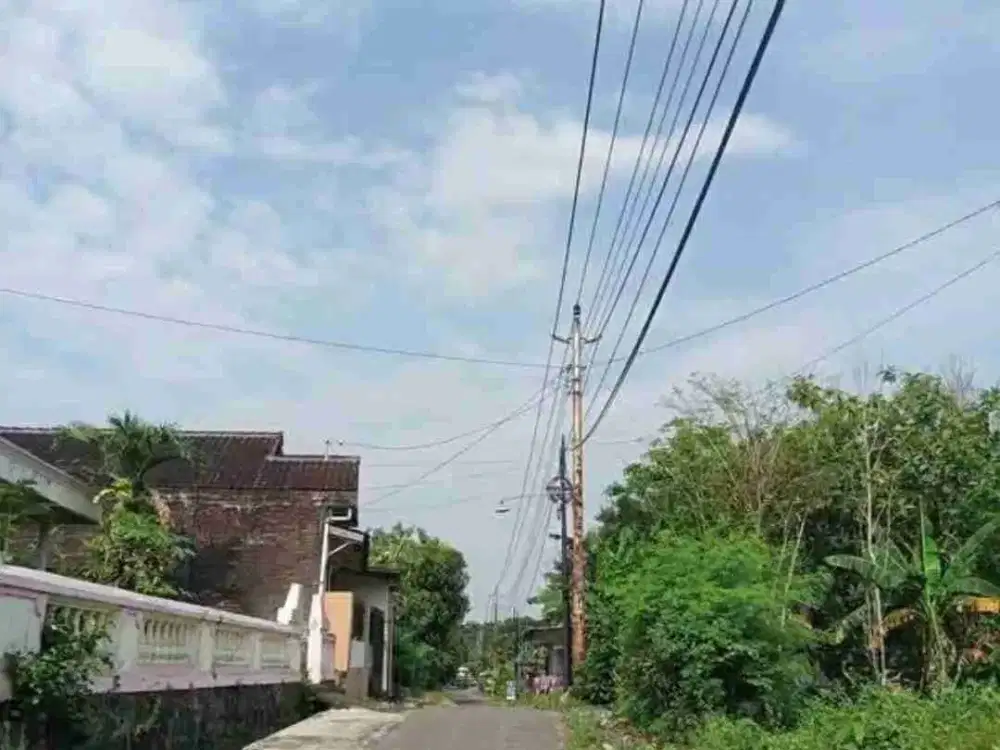 Di jual murah 1190 m2 lebar 20 meter di Mojolaban