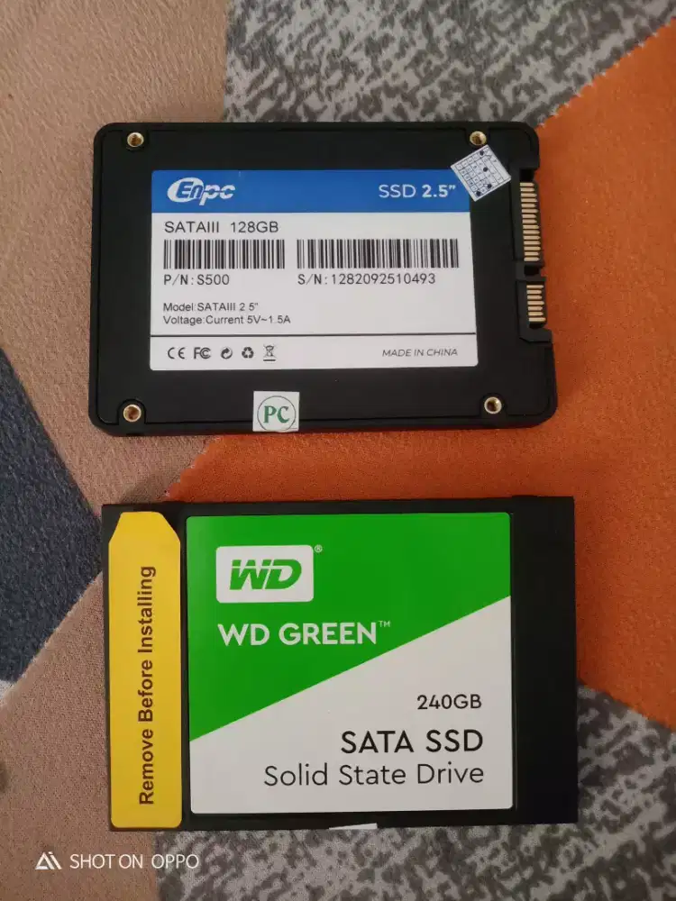 JUAL SSD SATA 240GB UDAH ADA ISI WINDOWS10 SECOND NORMAL MINAT WA