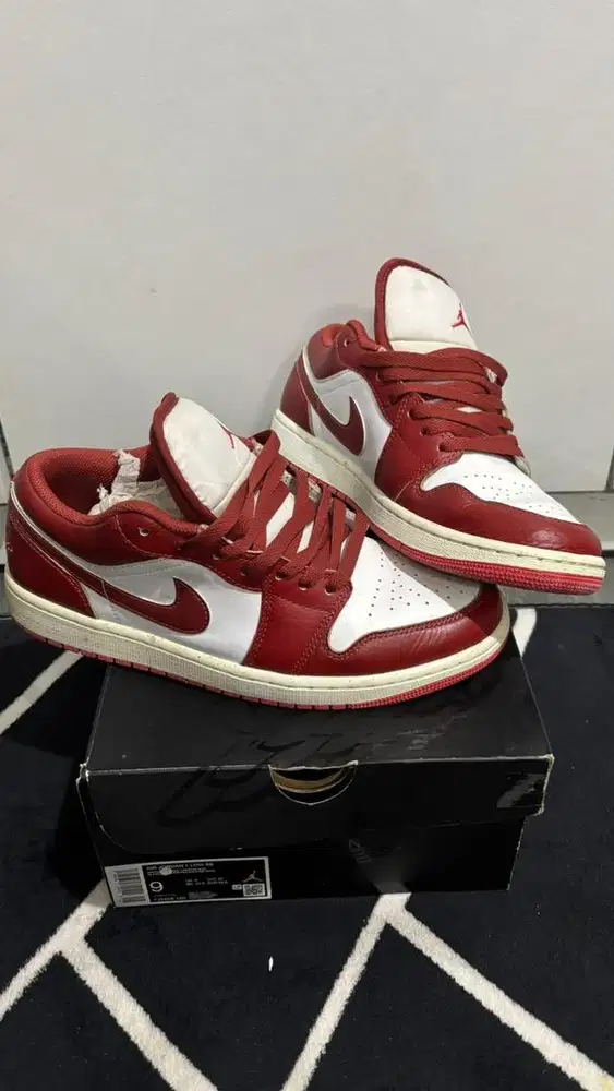 Nike Air Jordan 1 Low Dune Red Men