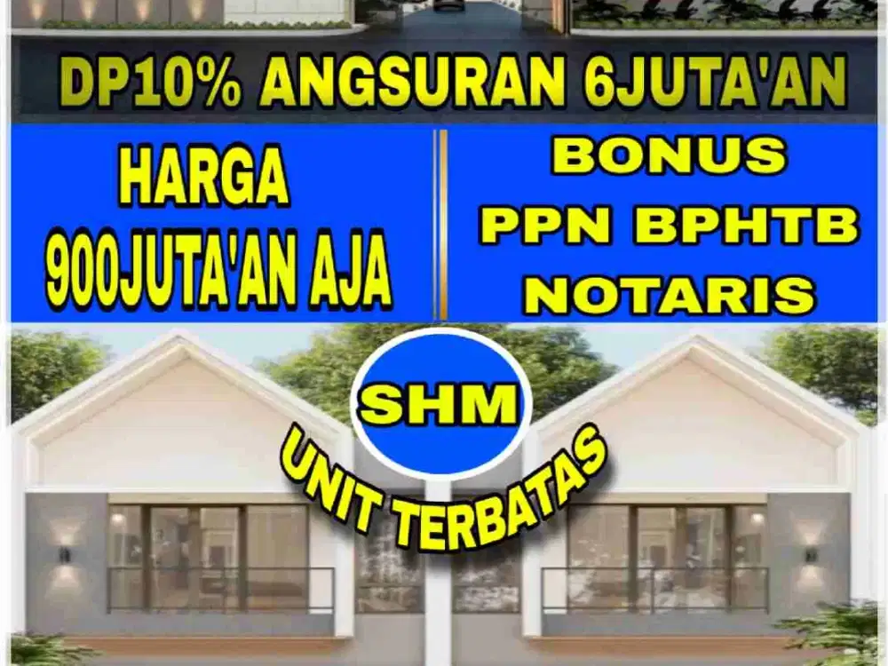 Rumah 2 Lantai Dalam Cluster Hadap Timur Di Kayu Gede 2 Paku Jaya Banyak Bonus Nya