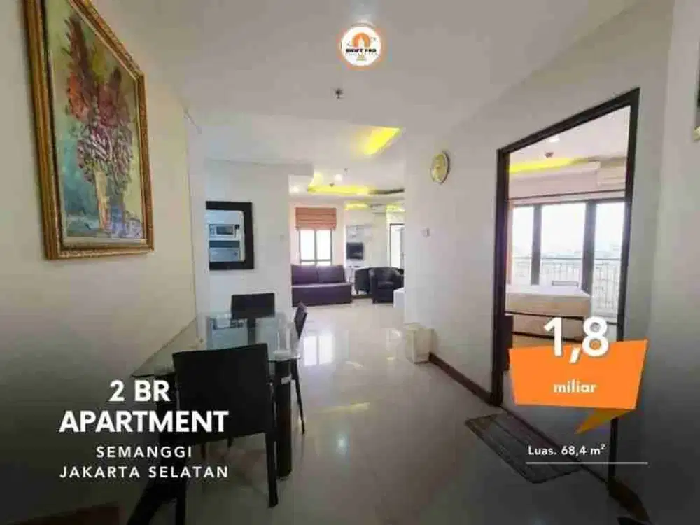 For Sale 2BR Apartemen Semanggi Jakarta Pusat