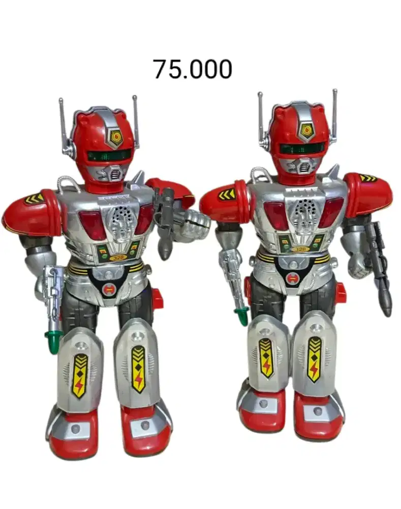 2 robot & 2 tempat tissue manik cinderela