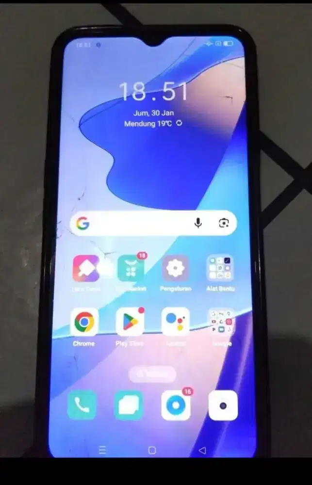Oppo A16 4/64 siap pakai