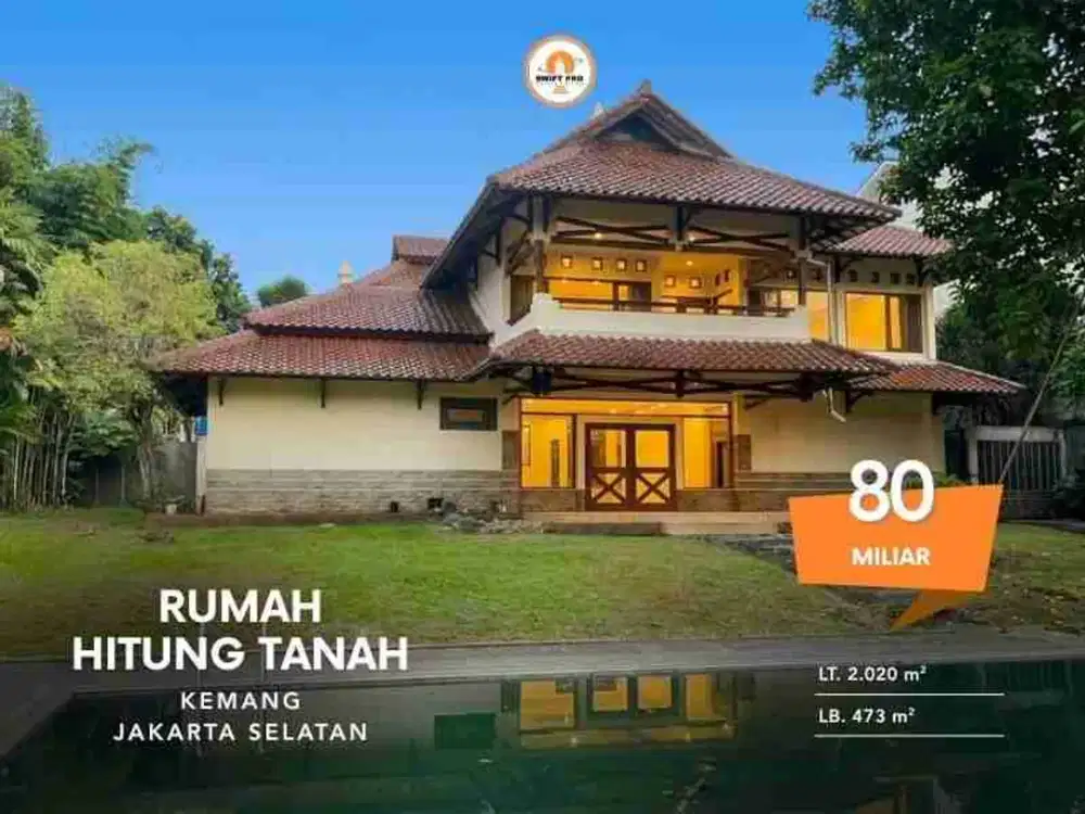 Rumah Tanah Luas Dijual bangka jakarta selatan