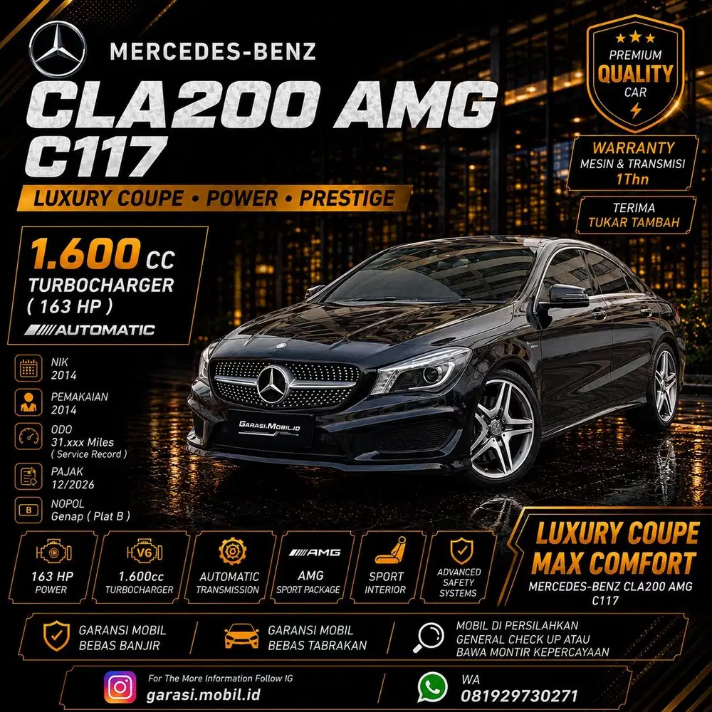 Mercy CLA200 AMG C117 2014