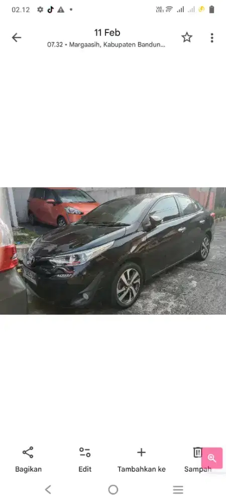Toyota vios 2019/2018 matic DP 22 juta