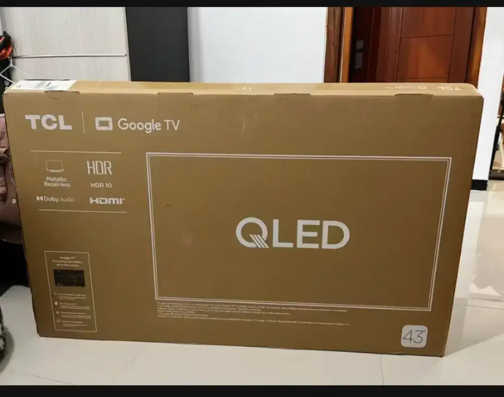 Jual rugi TCL Ultimate QLED FHD TV 43 inch V5C
