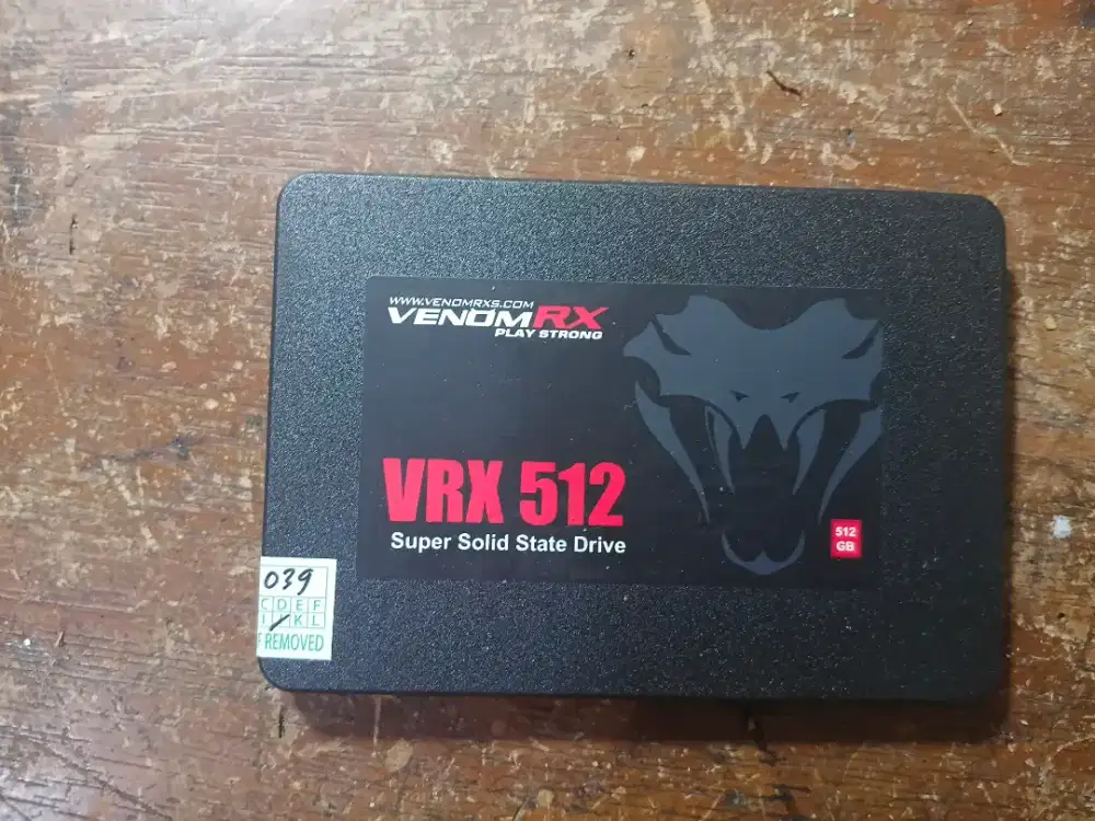 Dijual SSD 512 VenomRX
